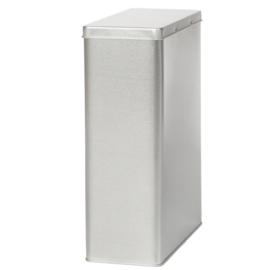 Theeblik rechthoek - 1000 gram - Zilver