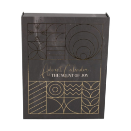 Adventskalender Scent of Joy Zwart - 12 cadeautjes - Jens Living