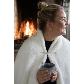 Teddy Plaid Wit - Jens Living