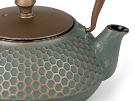Theepot 'Jiangxi' - Gietijzer 0,7 liter Blue - Bredemeijer