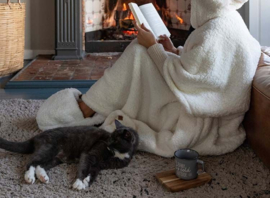 Teddy Voetenwarmer Wit - Jens Living