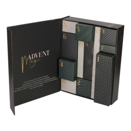 Adventskalender Scent of Joy Zwart - 12 cadeautjes - Jens Living