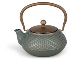 Theepot 'Jiangxi' - Gietijzer 0,7 liter Blue - Bredemeijer