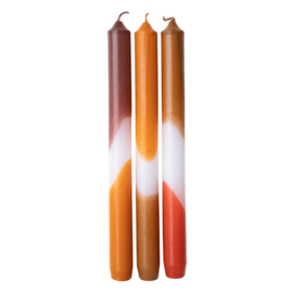 Dinerkaars Vigoroso Oranje 20 cm - Set van 3 stuks - Gift Atelier