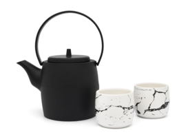 Giftset 'Kobe' - Theepot en Mokken- Bredemeijer