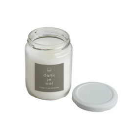 Candle Jar L - Dank je wel - Leeff