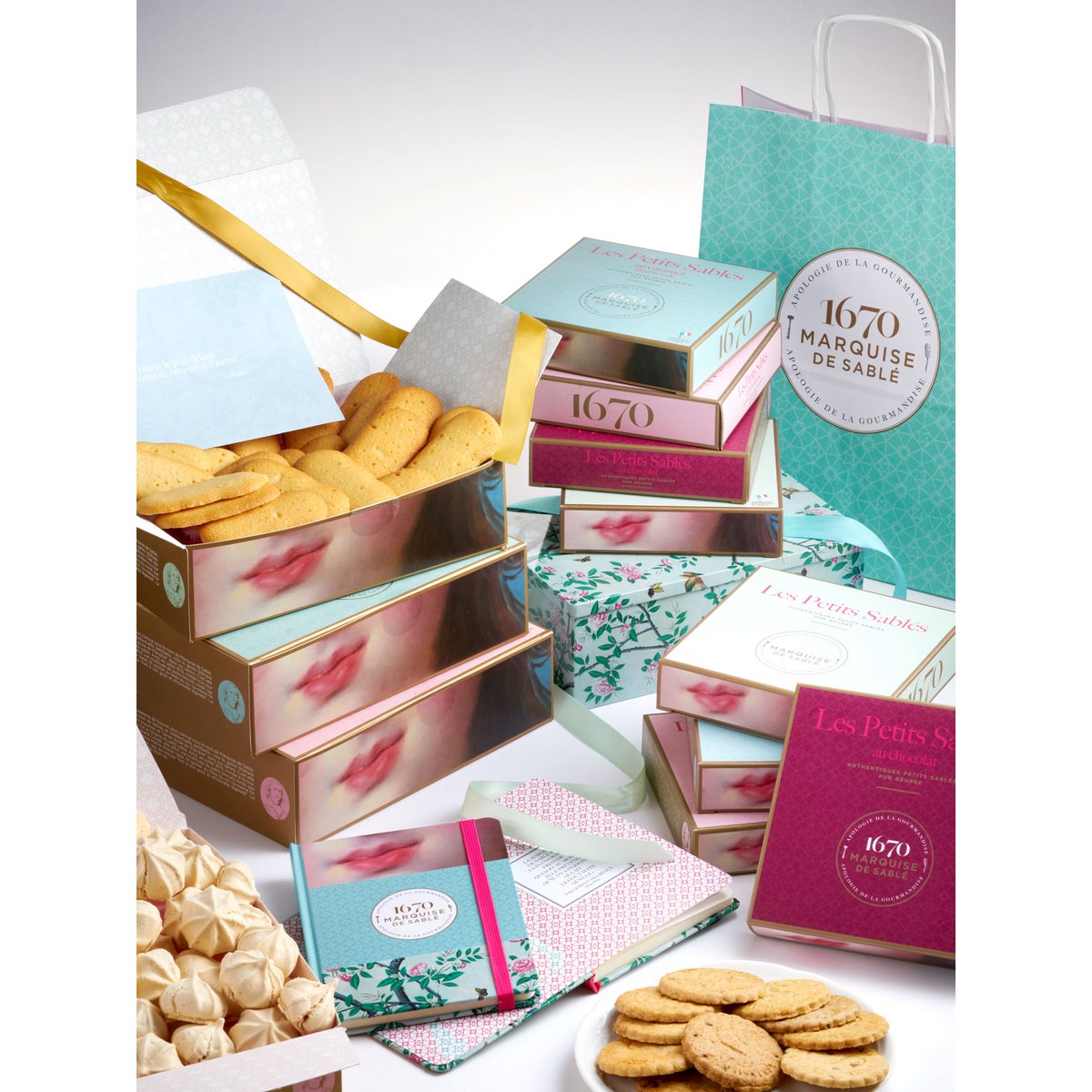 Zandkoekjes met gezouten karamel - 100 gram - La Sablesienne