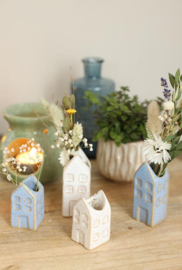 Bloemenvaas Huisjes Amsterdam Klein - Set 4 stuks - Ideas 4 Seasons