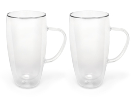 Dubbelwandige Theeglazen 0,4 liter - set van 2 stuks - Bredemeijer