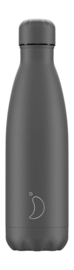 Chilly's Bottle -  All Grey Matte - 500 ml