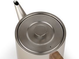 Theepot ' Duet Design Narvik' - 1,1 liter Metallic Champagne - Bredemeijer