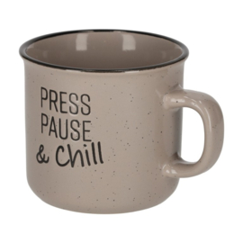 Theemok Press Pause & Chill - 280 ml Beige - Jens Living