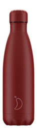 Chilly's Bottle - All Red Matte - 500 ml