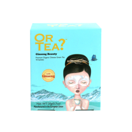 Doosje met 10 theezakjes - Ginseng Beauty - Or Tea?