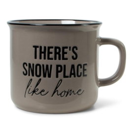 Theemok There´s Snow Place Like Home 285 ml - Taupe - Senza