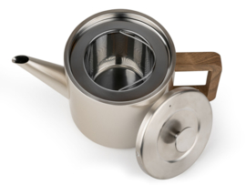 Theepot ' Duet Design Narvik' - 1,1 liter Metallic Champagne - Bredemeijer