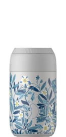 Chilly's Bottle Series 2 - Chilly's Tea/Coffee Cup - Liberty Blossom Grey - 340 ml