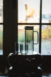 IJsthee Karaf met filter 'Padua' 1,2 liter - Lichtgrijs - Bredemeijer