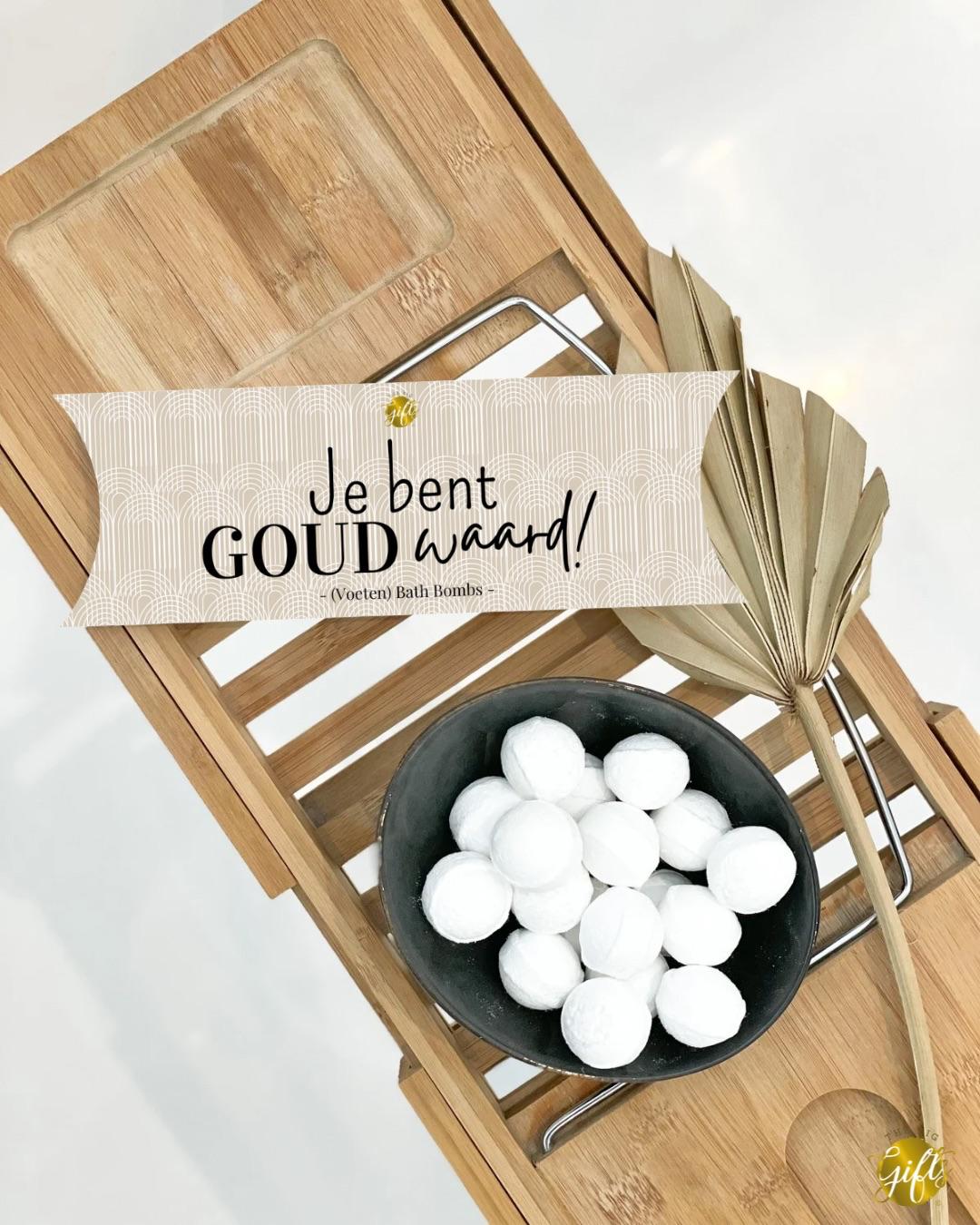 Bath Bombs - Gondeldoosje Bruisballen - Je bent goud waard