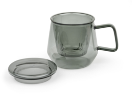 Theeglas Livorno - 290 ml Zwart - Bredemeijer