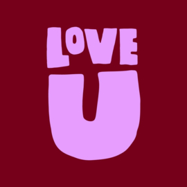 Tegeltje - Love U