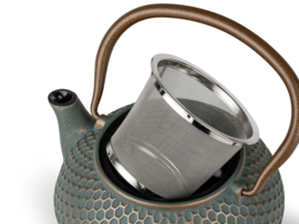 Theepot 'Jiangxi' - Gietijzer 0,7 liter Blue - Bredemeijer