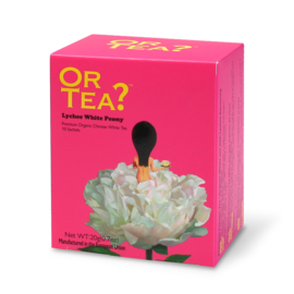 Doosje met 10 theezakjes - Lychee White Peony - Or Tea?