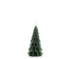 Kerstboomkaars 6,3 x 12 cm - Forest Green - Rustik Lys