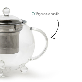 Theepot 'Bella Ronde' - Glas 0,5 liter - Bredemeijer
