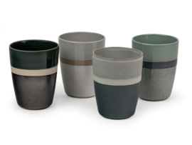 Theemokken Sven 200 ml - Set van 4 stuks - Bredemeijer