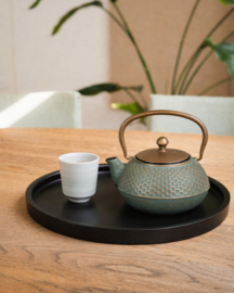 Theepot 'Jiangxi' - Gietijzer 0,7 liter Blue - Bredemeijer