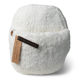 Teddy Voetenwarmer Wit - Jens Living