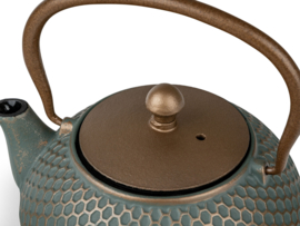 Theepot 'Jiangxi' - Gietijzer 0,7 liter Blue - Bredemeijer