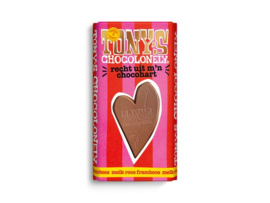 Recht uit m'n chocohart - Melk Roos Framboos - Tony´s Chocolonely