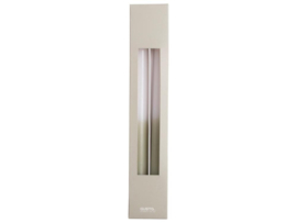 Dinerkaars Dip Dye 25 cm Groen - Set van 2 stuks - Gusta