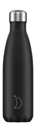 Chilly's Bottle - Black Matte - 500 ml