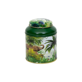 Theeblik rond met extra binnendeksel  - 100 gram - Rain Forest