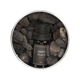 Lavastenen met aroma olie - Happy Place - Jens Living