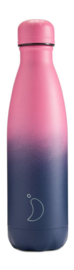 Chilly's Bottle - Gradient Pink Navy - 500 ml