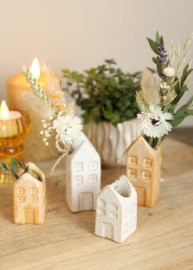 Bloemenvaas Huisjes Amsterdam Klein - Set 4 stuks - Ideas 4 Seasons