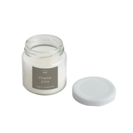 Candle Jar S - Thank You - Leeff