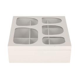 Theedoos Senna 9-vaks - Licht Grijs - Jens Living