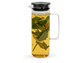 IJsthee Karaf met filter 'Padua' 1,2 liter - Transparant - Bredemeijer