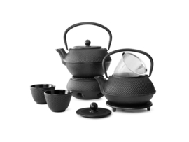 Theepot 'Jang' - Gietijzer 0,8 liter Zwart - Bredemeijer
