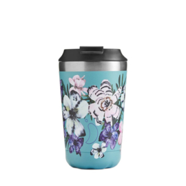 Chilly's Bottle - Chilly's Tea/Coffee Cup - Feathered Florals - 340 ml