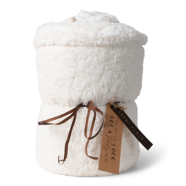 Teddy Plaid Wit - Jens Living