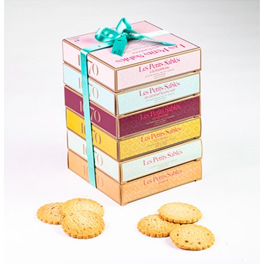 Zandkoekjes chocolade - 100 gram - La Sablesienne