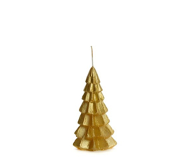 Kerstboomkaars 6,3 x 12 cm - Goud - Rustik Lys