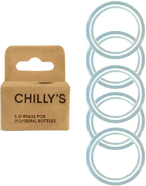 Chilly's Bottle - Box of 5 O-rings for 260 & 500ml bottles