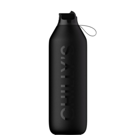 Chilly's Bottle Series 2 Flip - Abyss Black - 1000 ml